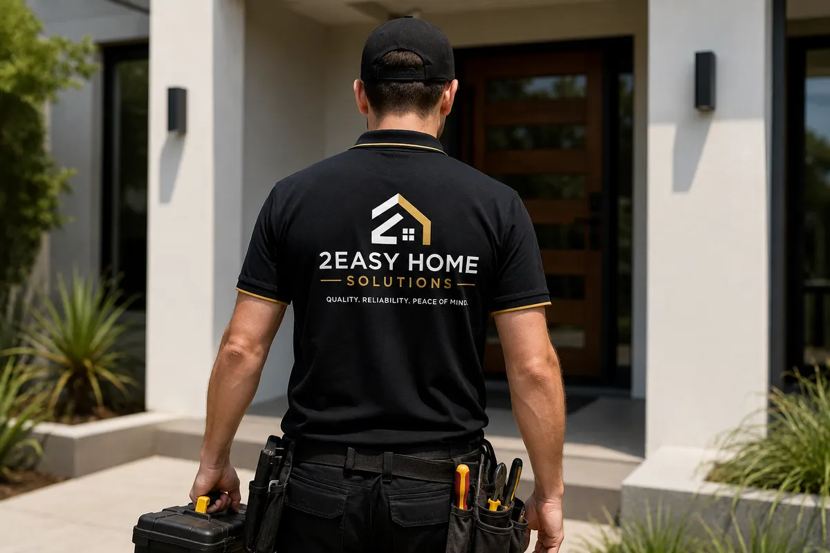 2Easy tradesperson arriving at a job